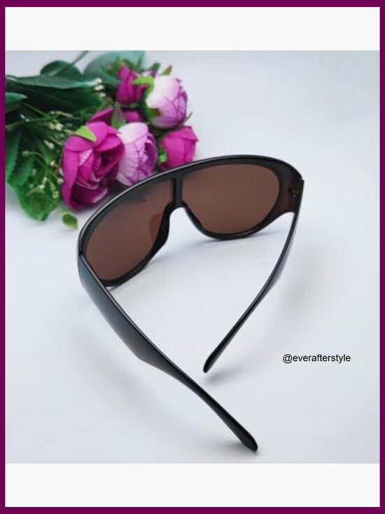 Trendy Oversized Sunglasses with UV400 Lens Protection main image 5